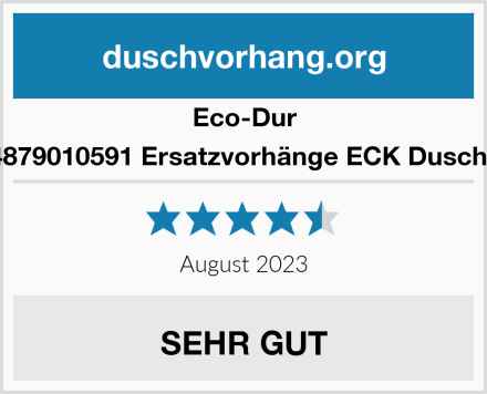 Eco-Dur 4024879010591 Ersatzvorhänge ECK Duschrollo Test