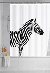 Duschvorhänge mit Zebras